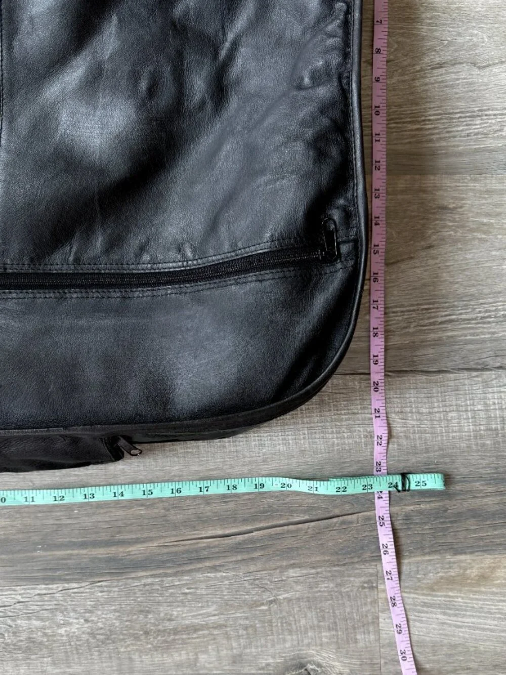 Genuine Leather Top Grain Leather Suit Carrier